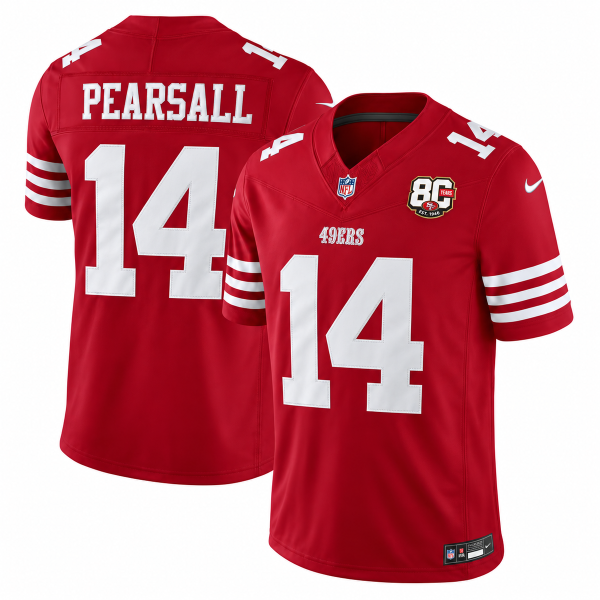 Men's San Francisco 49ers Team Vapor F.U.S.E. Stitched Limited Jersey