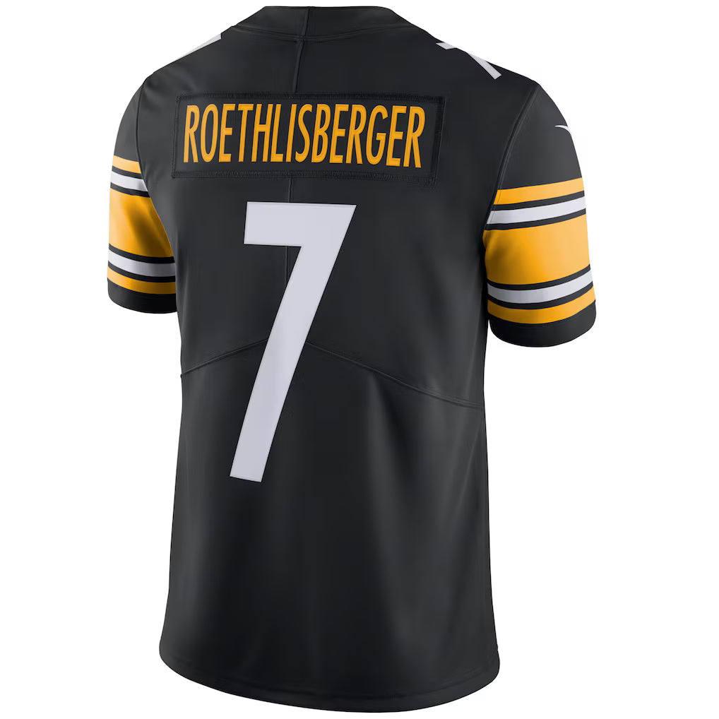 Men's Pittsburgh Steelers Ben Roethlisberger Black Vapor Untouchable Limited Player Jersey