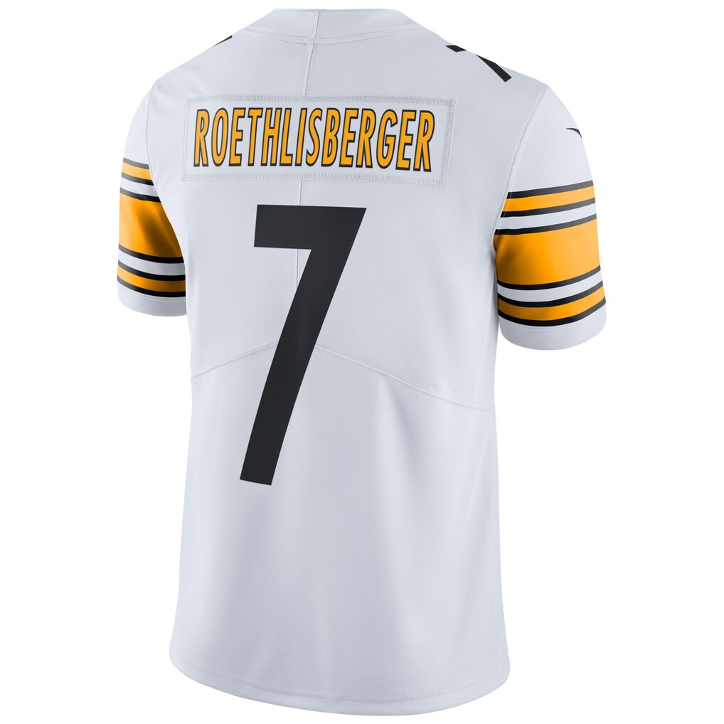 Men's Pittsburgh Steelers Ben Roethlisberger White Vapor Untouchable Limited Player Jersey