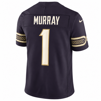 Men’s Kyler Murray #1 Minnesota Vikings Purple Rivalries Collection Stitched Limited Jersey
