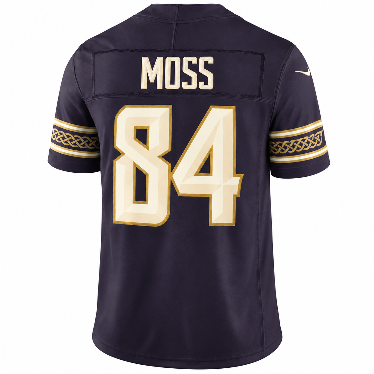 Men’s Randy Moss #84 Minnesota Vikings Purple Rivalries Collection Stitched Limited Jersey