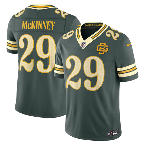 Men's Xavier McKinney Green Bay Packers 2026 Rivalries Collection Stitched Limited Jersey - Green