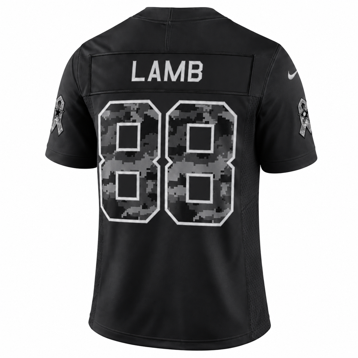 Men's CeeDee Lamb #88 Dallas Cowboys Black Salute to Service Stitched Limited Jersey