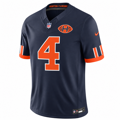 Men's D'Andre Swift #4 Navy Chicago Bears 2026 Rivalries Collection Stitched Limited Football Jersey