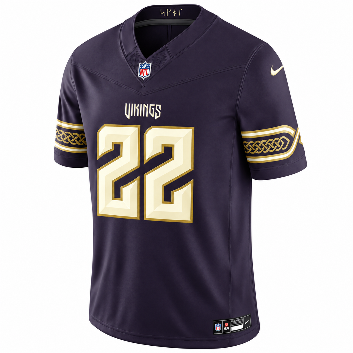 Men’s Harrison Smith #22 Minnesota Vikings Purple Rivalries Collection Stitched Limited Jersey