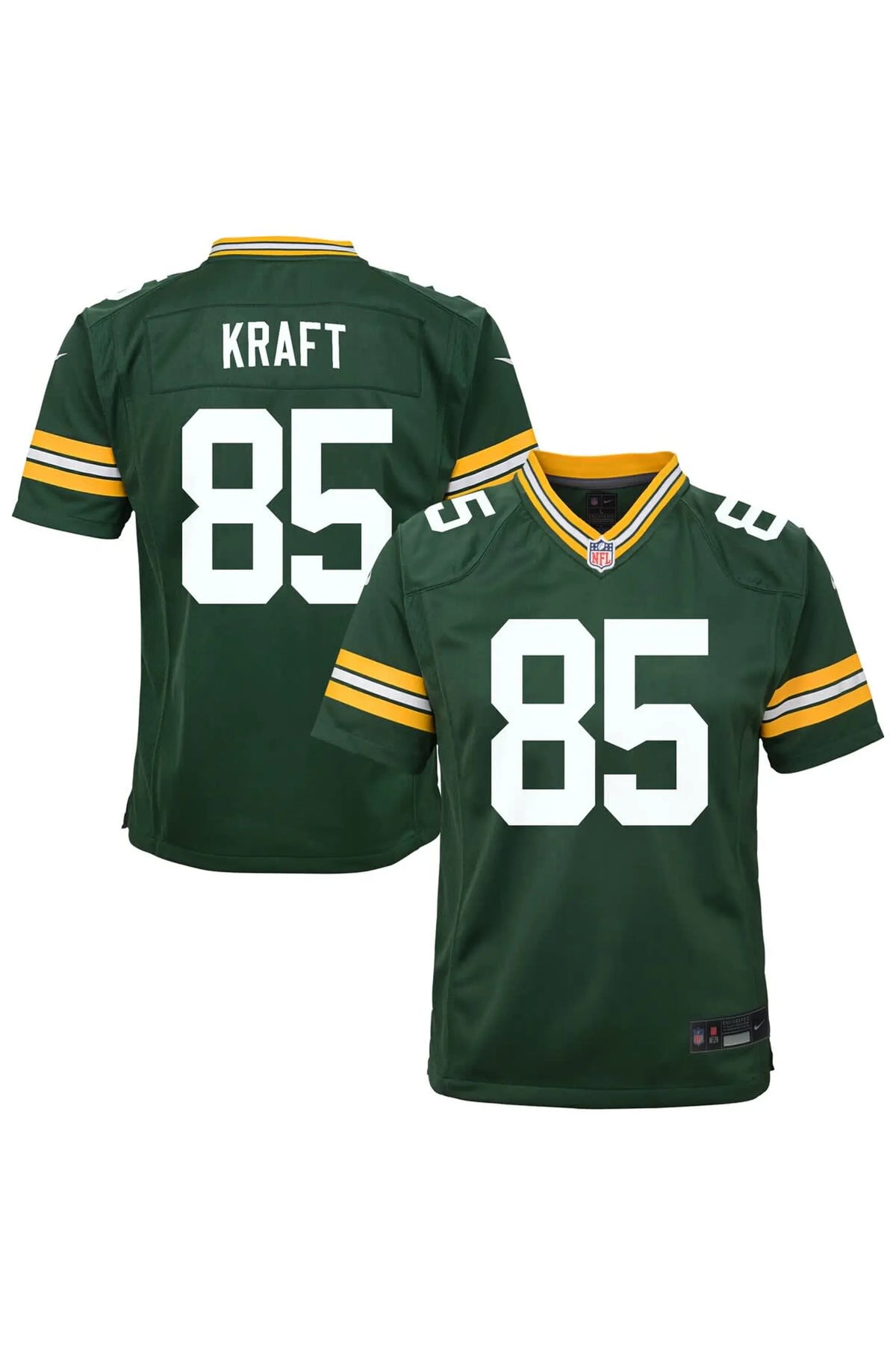 Green Bay Packers Tucker Kraft Green Football Jersey - Men's