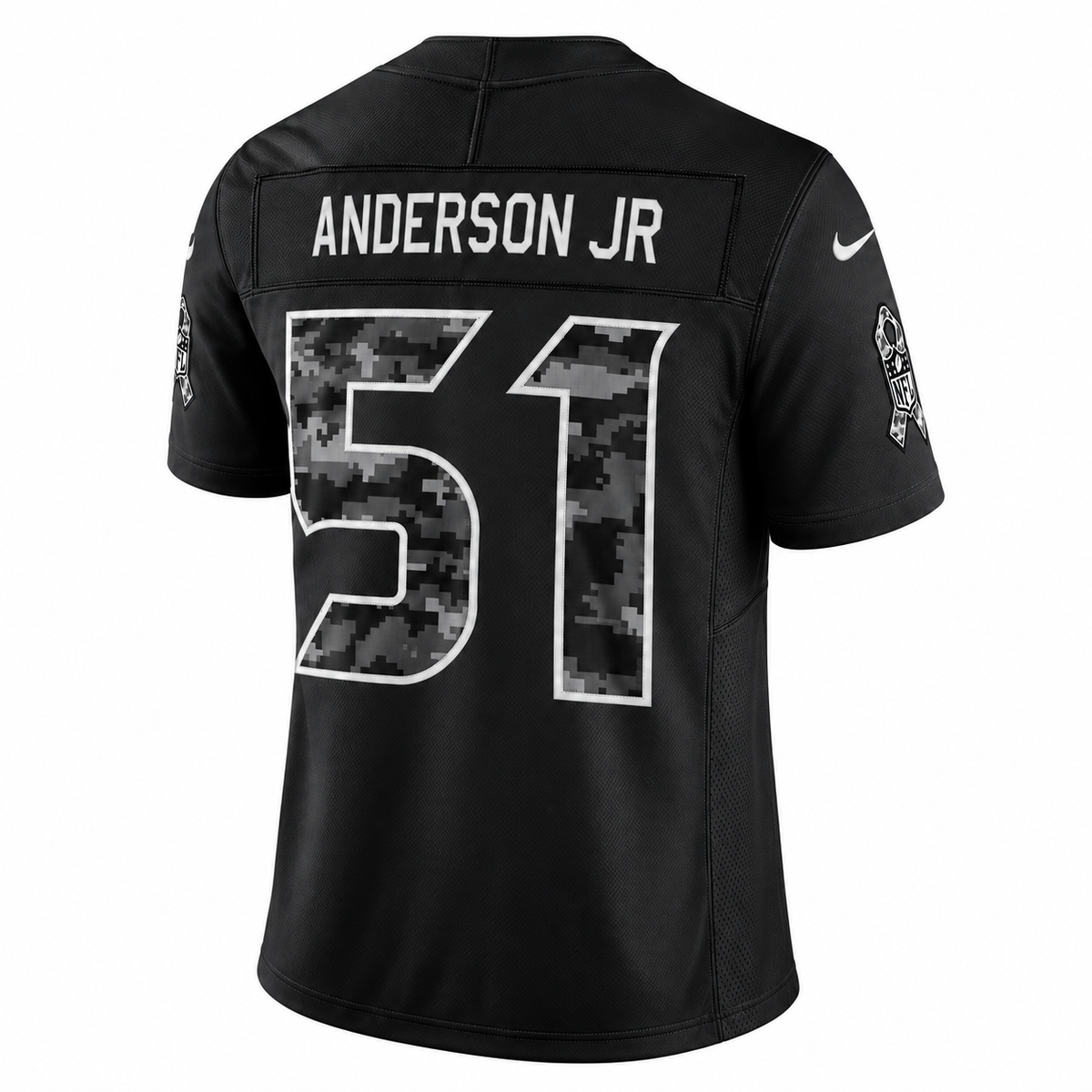 Men’s Will Anderson Jr. #51 Houston Texans 2026 Salute to Service Stitched Limited Jersey – Black