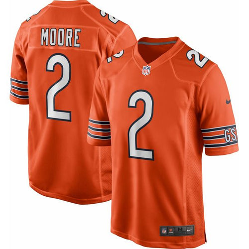 Chicago Bears Alternate Game Jersey - Orange - D.J. Moore - Mens