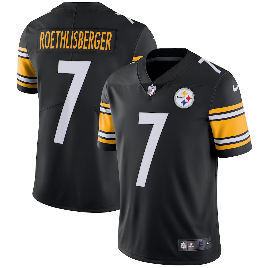 Men's Pittsburgh Steelers Ben Roethlisberger Black Vapor Untouchable Limited Player Jersey