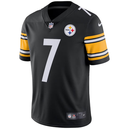 Men's Pittsburgh Steelers Ben Roethlisberger Black Vapor Untouchable Limited Player Jersey