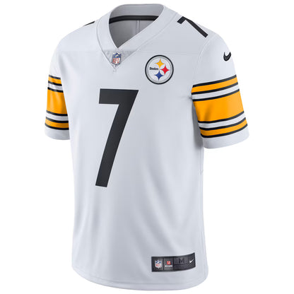 Men's Pittsburgh Steelers Ben Roethlisberger White Vapor Untouchable Limited Player Jersey