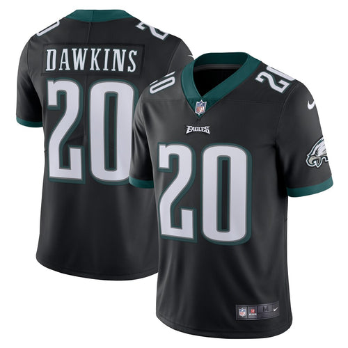 Men's Brian Dawkins Black Philadelphia Eagles Alternate Game Retired Player Limited Jersey