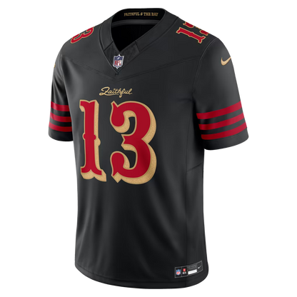 Brock Purdy San Francisco 49ers Rivalries Collection Stitched Limited Jersey - Black