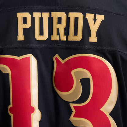 Brock Purdy San Francisco 49ers Rivalries Collection Stitched Limited Jersey - Black