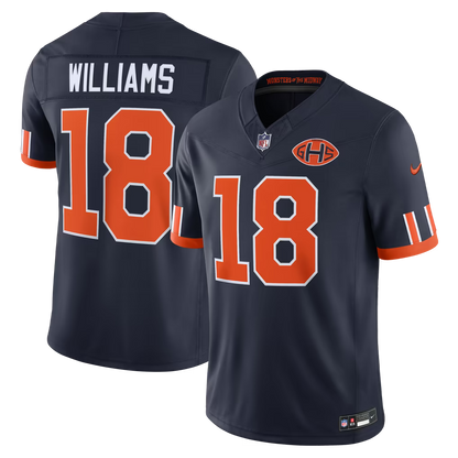 Caleb Williams Chicago Bears 2026 Rivalries Collection Stitched Limited Jersey - Navy