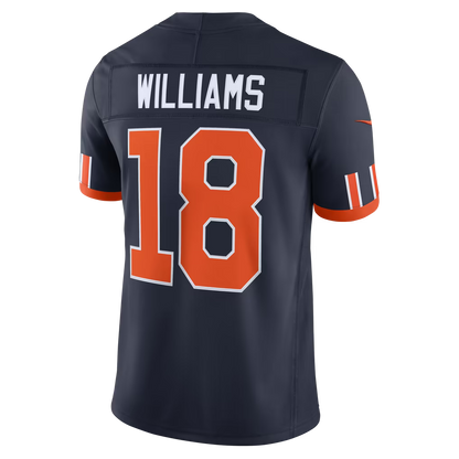 Caleb Williams Chicago Bears 2026 Rivalries Collection Stitched Limited Jersey - Navy