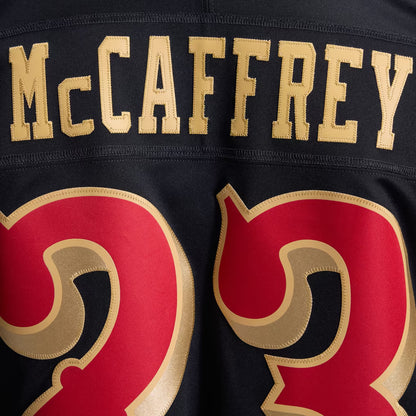 Christian McCaffrey San Francisco 49ers Rivalries Collection Stitched Limited Jersey - Black