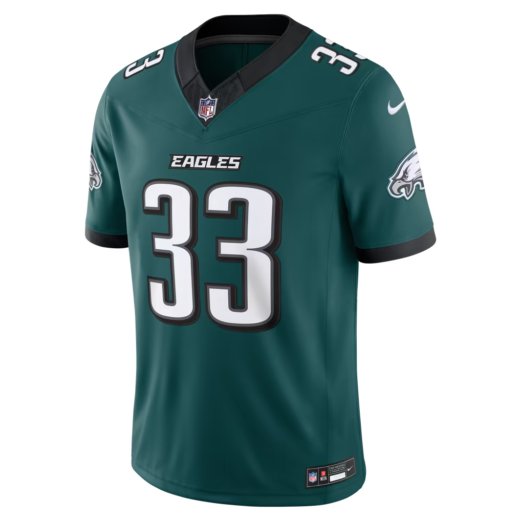 Men's Philadelphia Eagles Cooper DeJean Kelly Green Alternate Vapor F.U.S.E. Stitched Limited Jersey