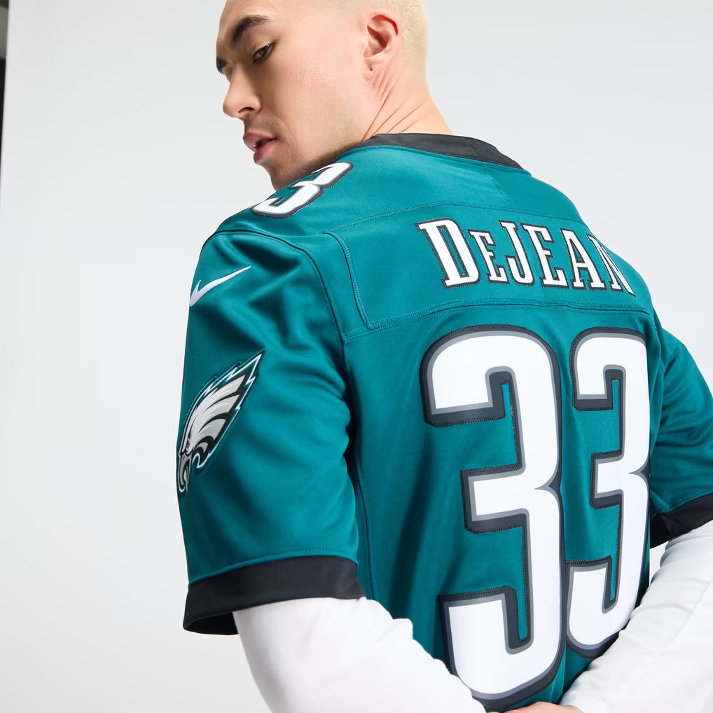Men's Philadelphia Eagles Cooper DeJean Kelly Green Alternate Vapor F.U.S.E. Stitched Limited Jersey