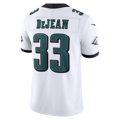 Men's Philadelphia Eagles Cooper DeJean Kelly Green Alternate Vapor F.U.S.E. Stitched Limited Jersey