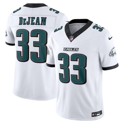 Men's Philadelphia Eagles Cooper DeJean Kelly Green Alternate Vapor F.U.S.E. Stitched Limited Jersey