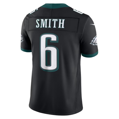 Men's Philadelphia Eagles DeVonta Smith Kelly Green Alternate Vapor F.U.S.E. Stitched Limited Jersey