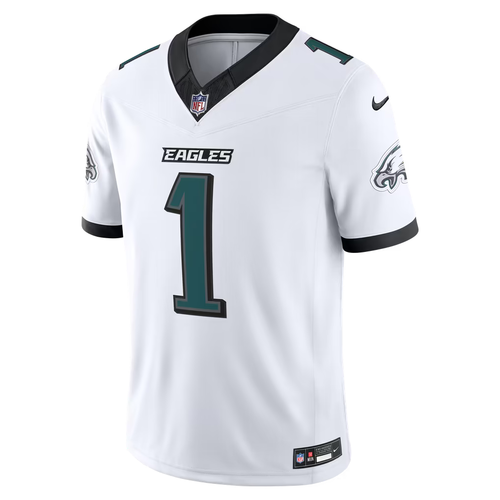 Men's Philadelphia Eagles Jalen Hurts Black Alternate Vapor F.U.S.E. Stitched Limited Jersey