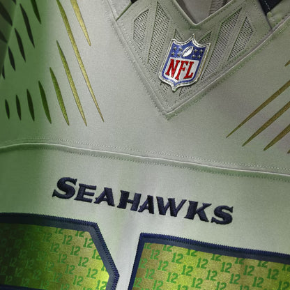 Jaxon Smith-Njigba Seattle Seahawks Rivalries Collection Stitched Limited Jersey - Gray
