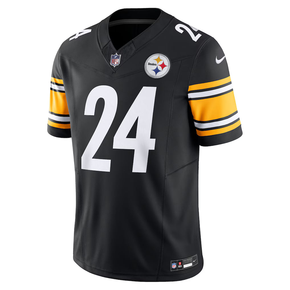 Men's Pittsburgh Steelers Joey Porter Jr. Black Vapor F.U.S.E. Limited Jersey