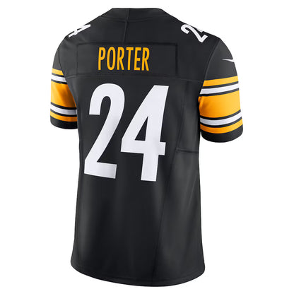 Men's Pittsburgh Steelers Joey Porter Jr. Black Vapor F.U.S.E. Limited Jersey
