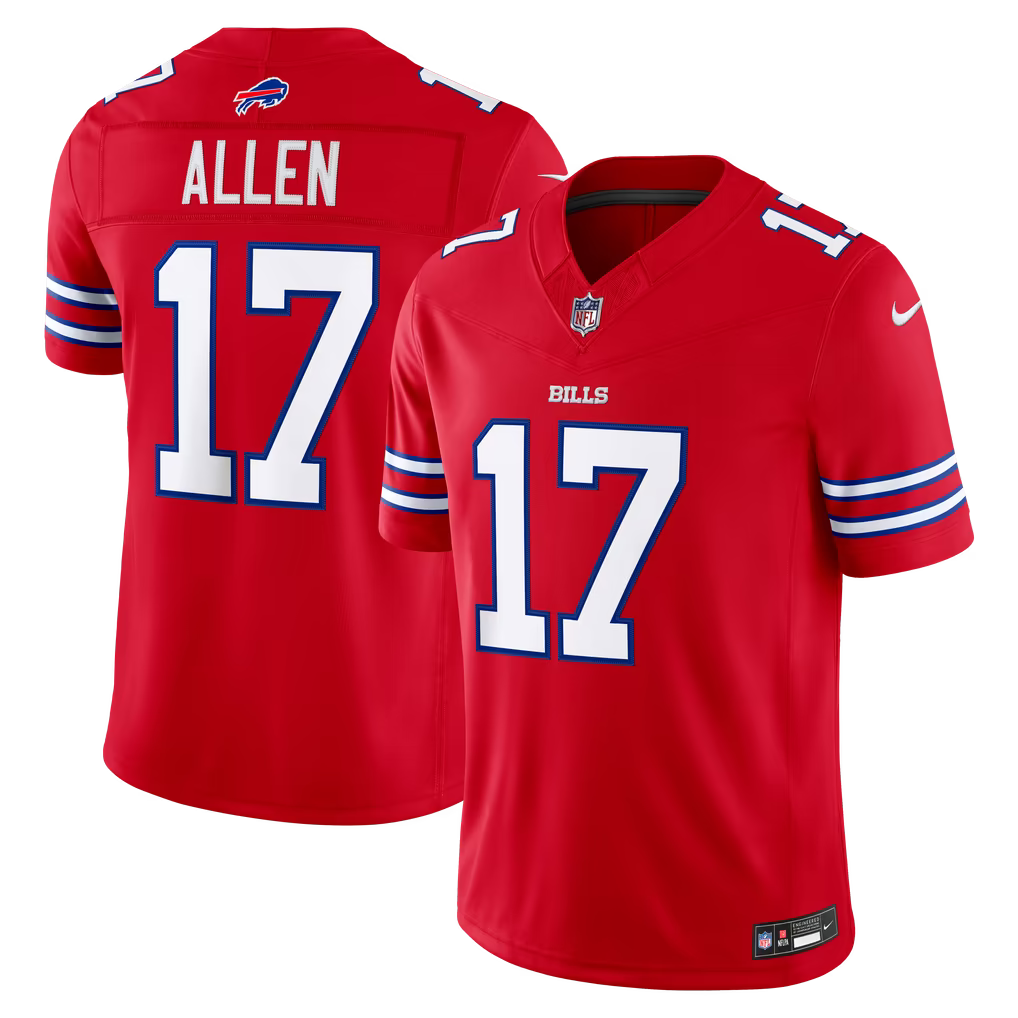 Men's Buffalo Bills Josh Allen Vapor F.U.S.E. Stitched Limited Jersey