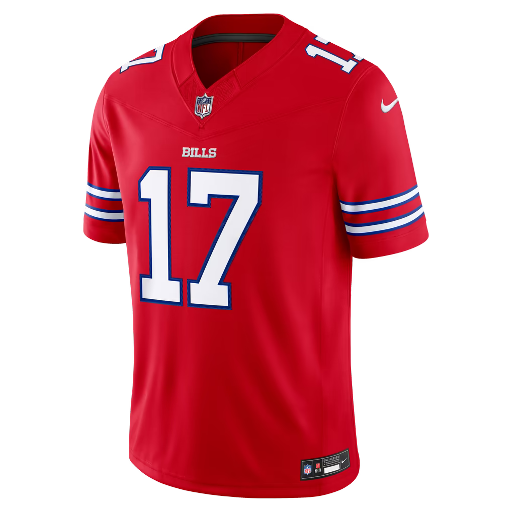 Men's Buffalo Bills Josh Allen Vapor F.U.S.E. Stitched Limited Jersey