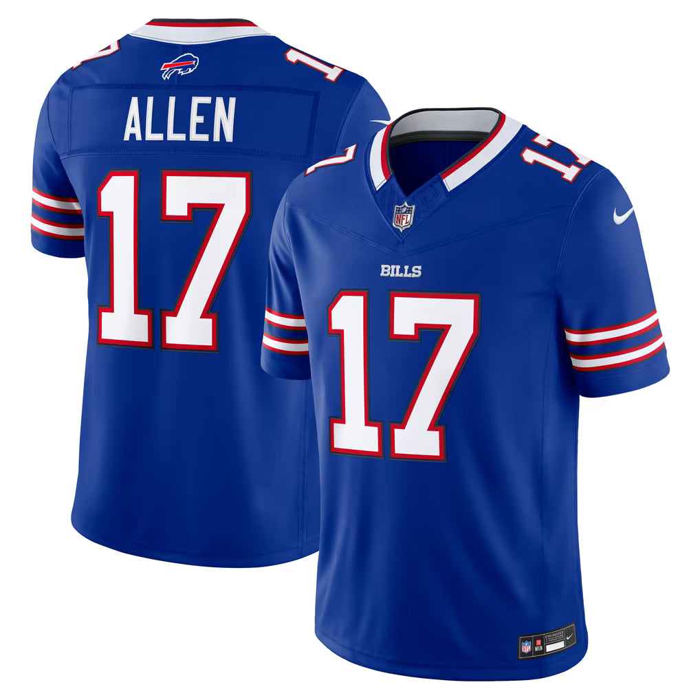 Men's Buffalo Bills Josh Allen Vapor F.U.S.E. Stitched Limited Jersey