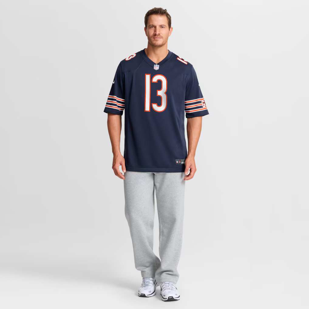 Men's Chicago Bears Keenan Allen Navy Team Game Jersey