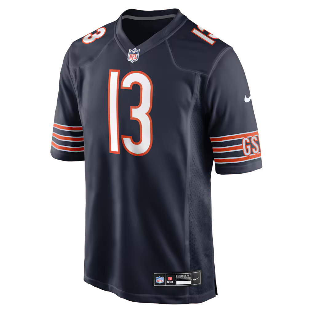 Men's Chicago Bears Keenan Allen Navy Team Game Jersey