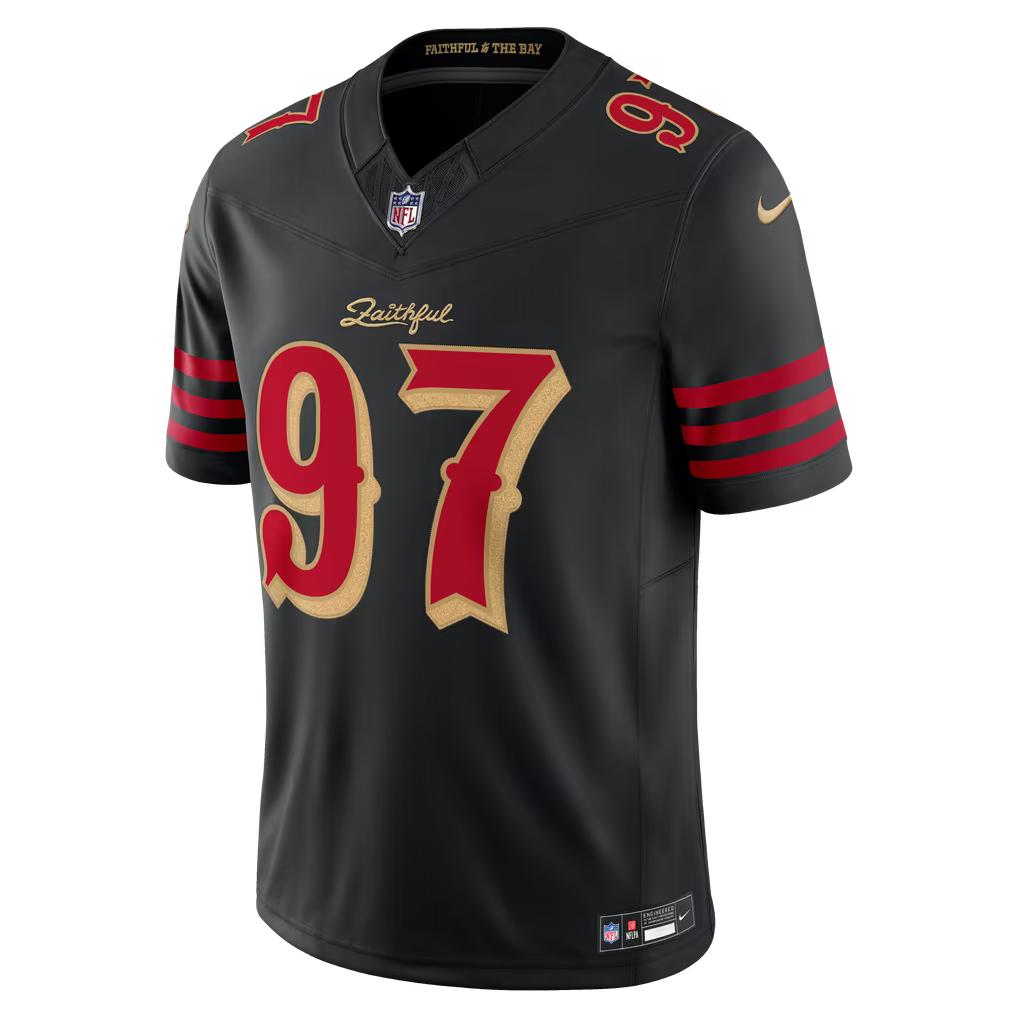 Nick Bosa San Francisco 49ers Rivalries Collection Stitched Limited Jersey - Black