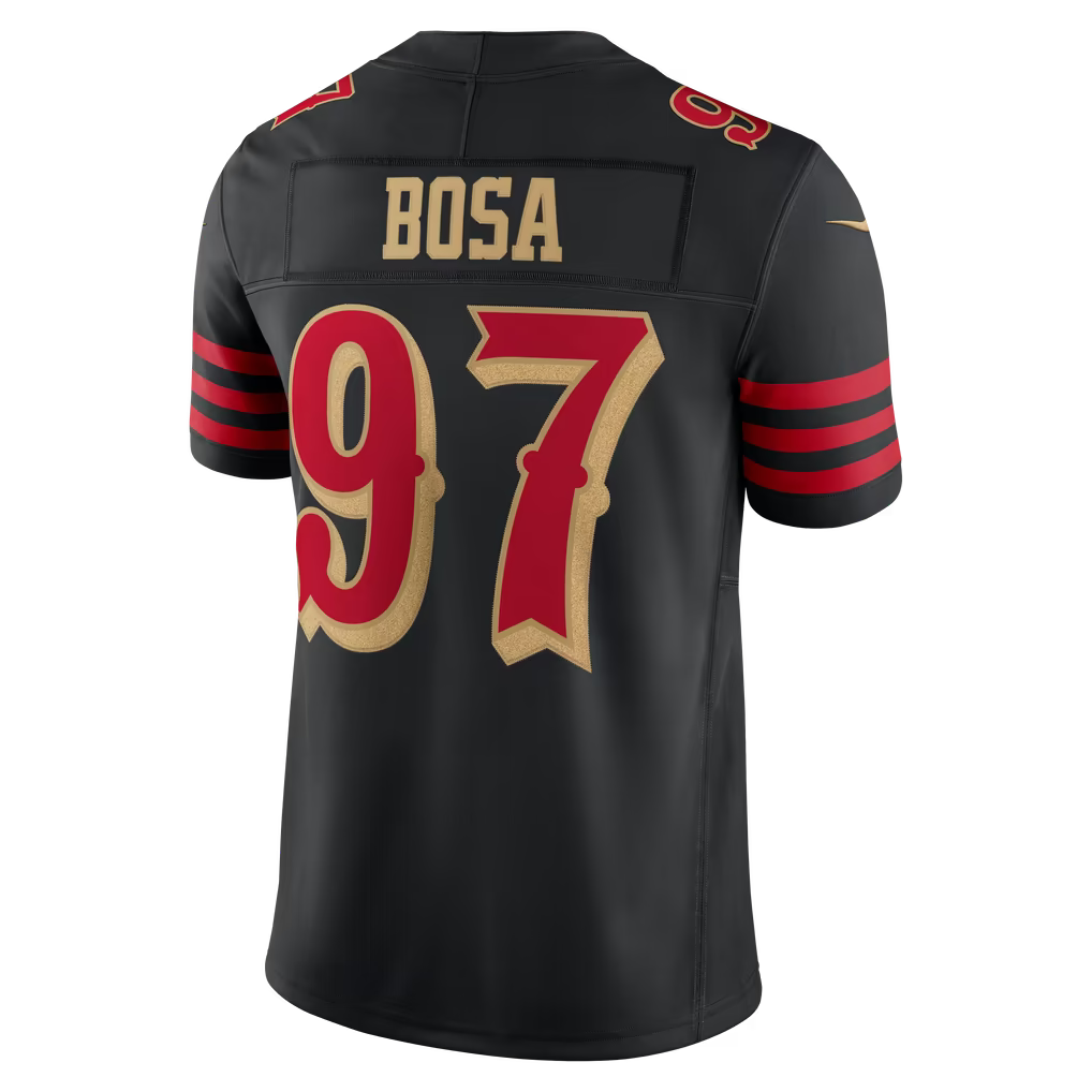 Nick Bosa San Francisco 49ers Rivalries Collection Stitched Limited Jersey - Black