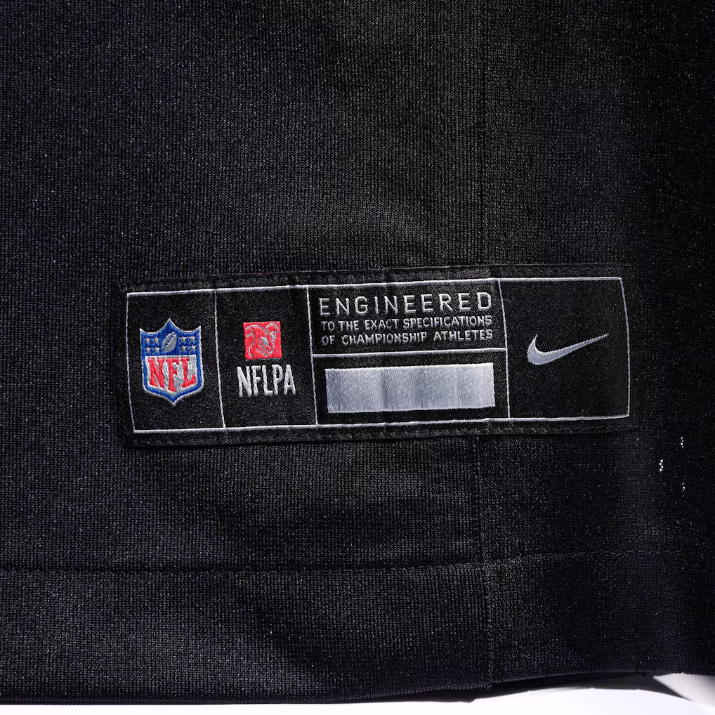 Men's Pittsburgh Steelers Patrick Queen Nike Black Game Player Jersey