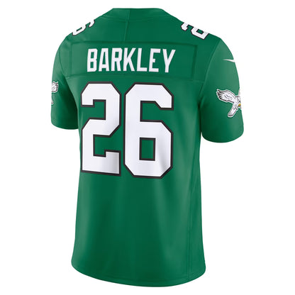 Men's Philadelphia Eagles Saquon Barkley Black Alternate Vapor F.U.S.E. Stitched Limited Jersey