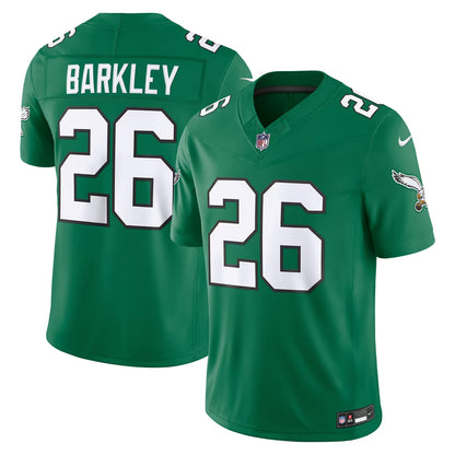 Men's Philadelphia Eagles Saquon Barkley Black Alternate Vapor F.U.S.E. Stitched Limited Jersey