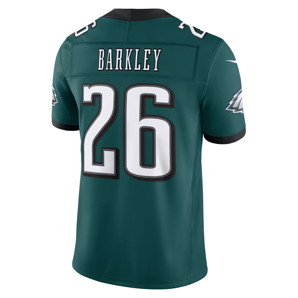 Men's Philadelphia Eagles Saquon Barkley Black Alternate Vapor F.U.S.E. Stitched Limited Jersey