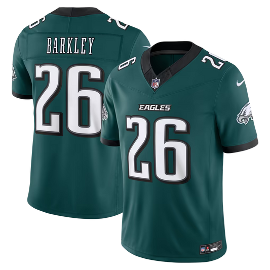 Men's Philadelphia Eagles Saquon Barkley Black Alternate Vapor F.U.S.E. Stitched Limited Jersey