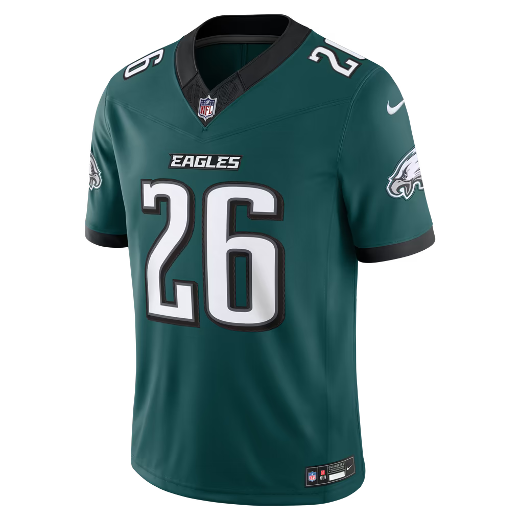 Men's Philadelphia Eagles Saquon Barkley Black Alternate Vapor F.U.S.E. Stitched Limited Jersey