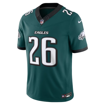 Men's Philadelphia Eagles Saquon Barkley Black Alternate Vapor F.U.S.E. Stitched Limited Jersey