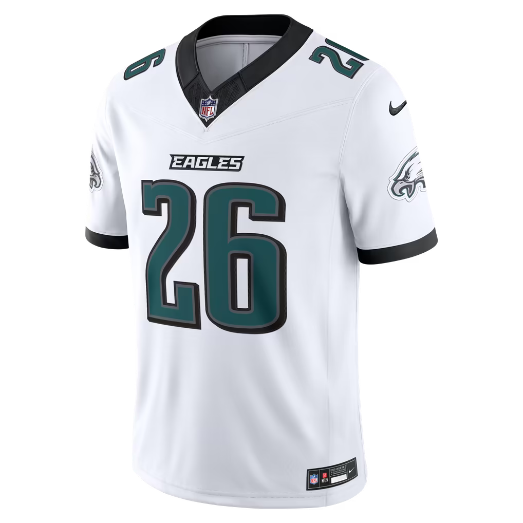 Men's Philadelphia Eagles Saquon Barkley Black Alternate Vapor F.U.S.E. Stitched Limited Jersey