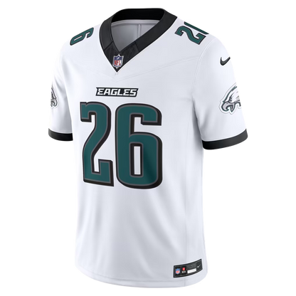 Men's Philadelphia Eagles Saquon Barkley Black Alternate Vapor F.U.S.E. Stitched Limited Jersey