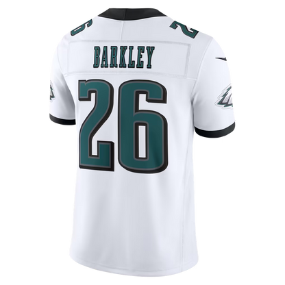 Men's Philadelphia Eagles Saquon Barkley Black Alternate Vapor F.U.S.E. Stitched Limited Jersey