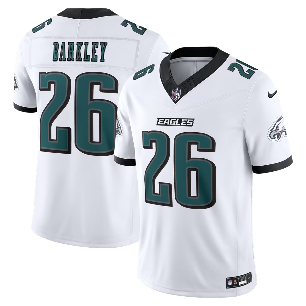 Men's Philadelphia Eagles Saquon Barkley Black Alternate Vapor F.U.S.E. Stitched Limited Jersey